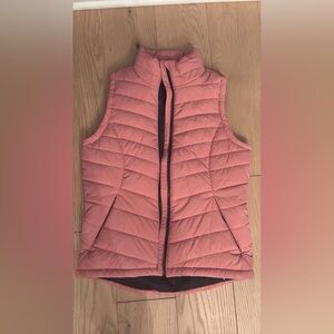 Women's Puffer Vest - Coral